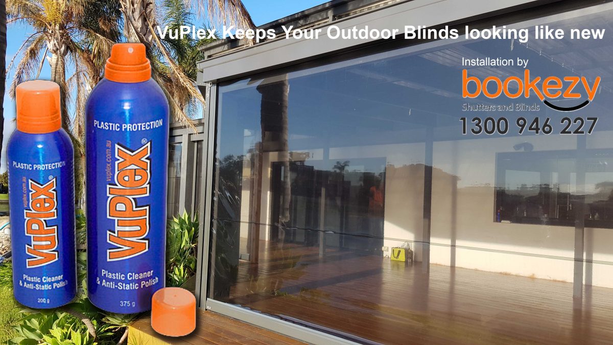How to clean PVC outdoor blinds